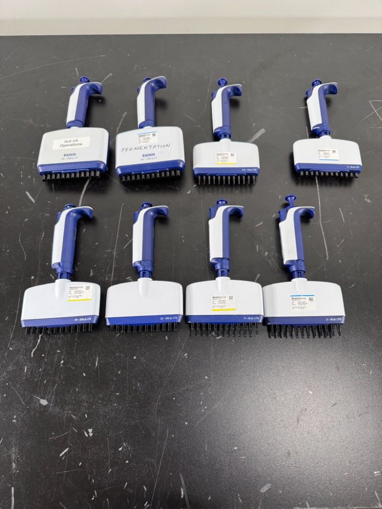 Image of Rainin Pipet-Lite XLS Multichannel Pipettes - Quantity 8
